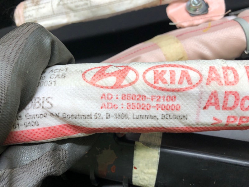 Подушка безопасности (штора) правая ELANTRA AD 16- 2017 AD 2.0 G4NH