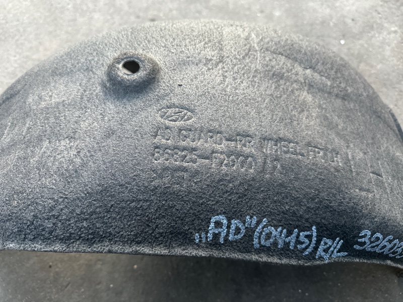 Подкрылок задний левый ELANTRA AD 16- 2017 AD 2.0 G4NH