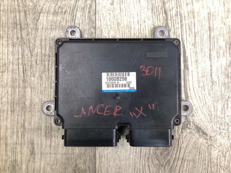 Блок управления двигателем MITSUBISHI LANCER X 10 07-15 2010 2.0 4B11 1860B298 Б/У