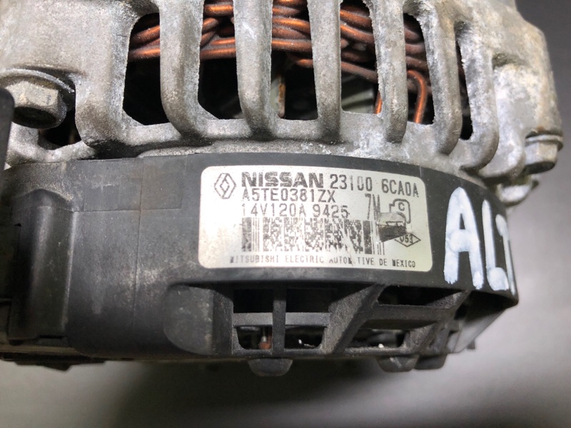 Генератор ALTIMA 19- 2019 L34 PR25DD Генератор ALTIMA 19- 2019 L34 PR25DD