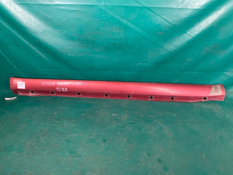 Накладка порога наружная левая TOYOTA MATRIX 02-08 76912-01020-B0 Б/У