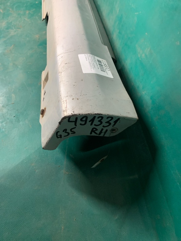 Накладка порога наружная правая G35 03-07