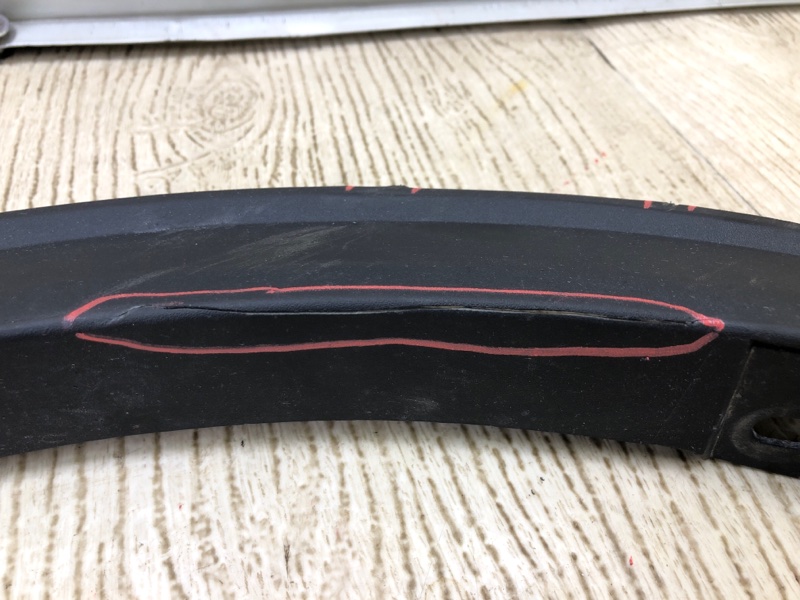 Накладка крыла (расширитель арки) задняя левая ESCAPE 19 - Накладка крыла (расширитель арки) задняя левая ESCAPE 19 -