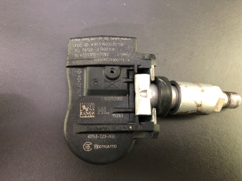 Датчик давления в шинах ACURA TLX 14-17 2.4 K24W7 Датчик давления в шинах ACURA TLX 14-17 2.4 K24W7