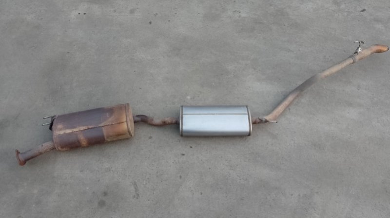 Глушитель HONDA PILOT 15- 2017 3.5L 18307-TG7-A01 Б/У