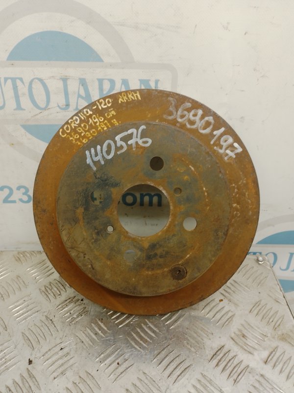 Тормозной диск задний TOYOTA COROLLA 120 00-07 Б/У
