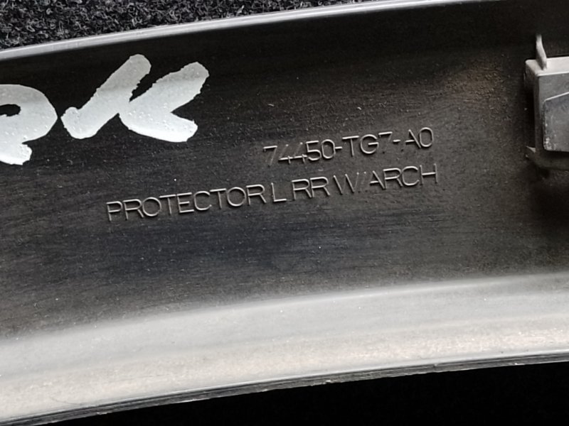 Накладка крыла (расширитель арки) задняя левая PILOT 15- 2017 3.5L