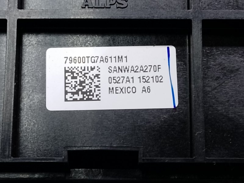 Блок управления печкой передний HONDA PILOT 15- 3.5L