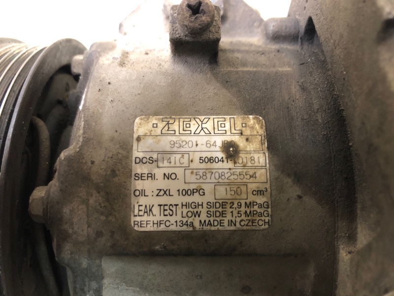 Компрессор кондиционера GRAND VITARA 05-15 2005 Внедорожник 2.0 J20A