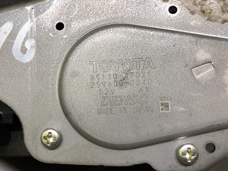 Моторчик стеклоочистителя задний PRIUS - 30 09-17 2011 XW30 1.8 2ZRFXE