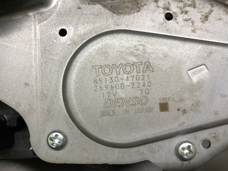 Моторчик стеклоочистителя задний PRIUS - 30 09-17 2013 1.8 2ZRFXE