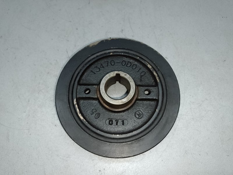 Шкив коленвала TOYOTA MATRIX 02-08 2002 ZZE132 1.8L 1ZZ-FE 13470-0D010 Б/У