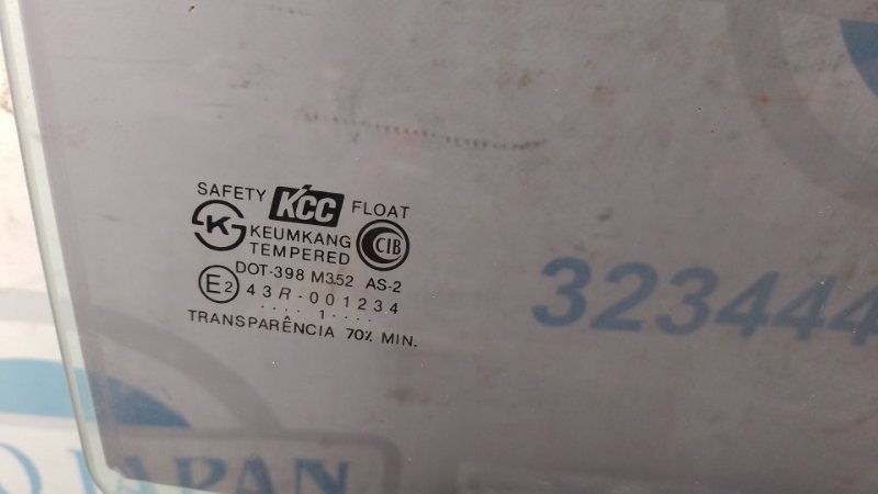 Стекло двери заднее правое ELANTRA XD 00-06