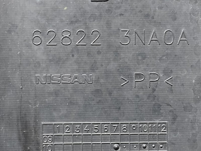 Дефлектор радиатора правый NISSAN LEAF 10-17