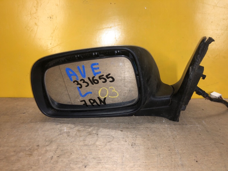 Зеркало левое TOYOTA AVENSIS 03-08 8790605130 Б/У