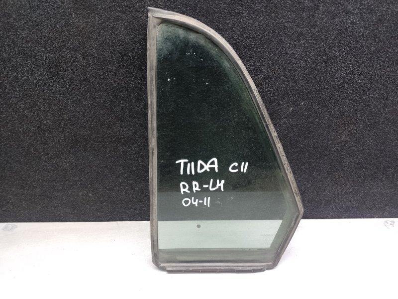 Стекло двери глухое заднее левое NISSAN TIIDA/VERSA C11 04-11 82263-ED420 Б/У
