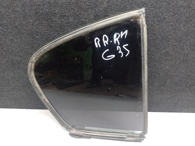 Стекло двери глухое заднее правое INFINITI G25/G35/G37/Q40 06-14 82262-JK000 Б/У
