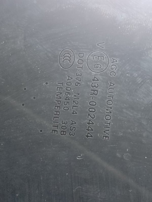 Стекло двери заднее правое QX60/JX35 12-20 2019 3.5 VQ35DD