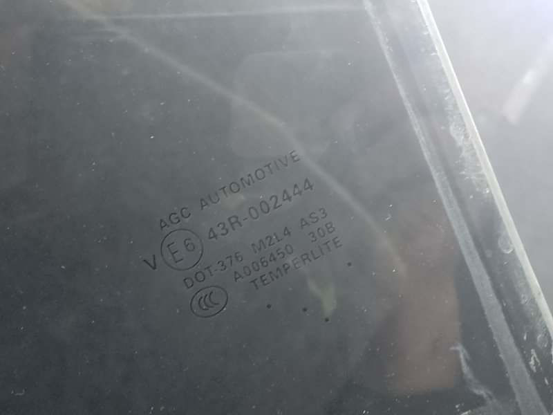 Стекло двери заднее левое QX60/JX35 12-20 2019 3.5 VQ35DD