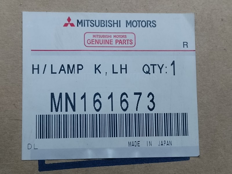 Фара передняя левая LANCER IX 9 03-07 Фара передняя левая LANCER IX 9 03-07