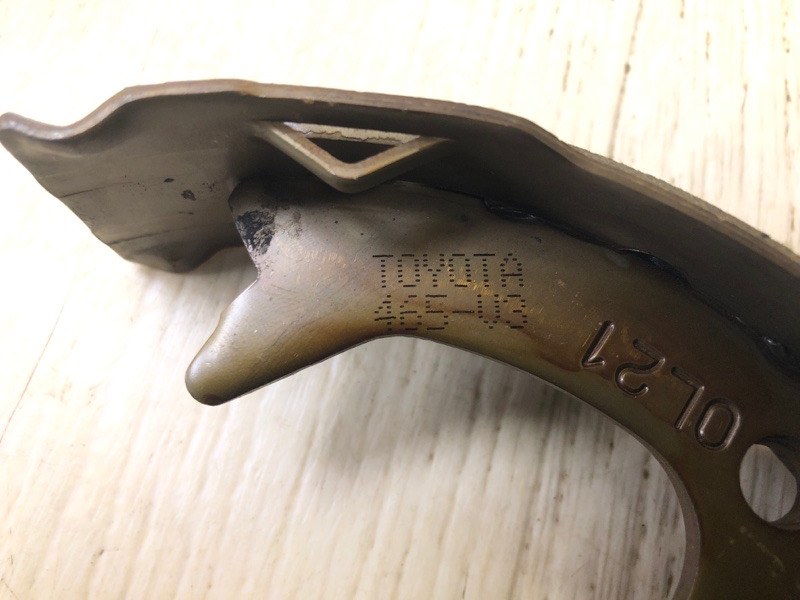 Колодки стояночного тормоза CAMRY 40 06-11 Седан 2GRFE