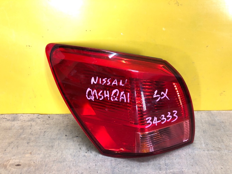 Запчасть фонарь наружный левый NISSAN QASHQAI 07-14 26555EY00A Б/У Фонарь наружный левый NISSAN QASHQAI 07-14 26555EY00A Б/У