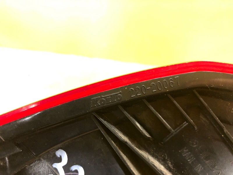 Фонарь наружный левый OUTBACK 09-14 BR