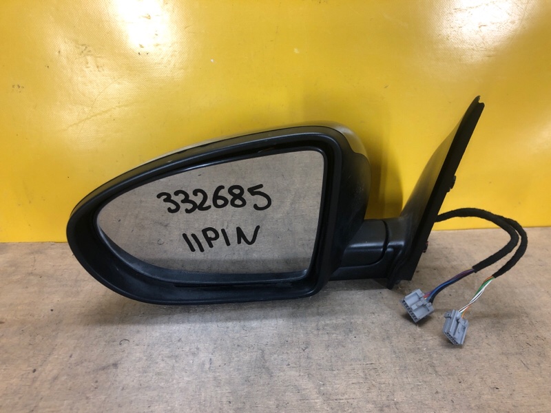 Запчасть зеркало левое NISSAN QASHQAI 07-14 96302BR79E Б/У Зеркало левое NISSAN QASHQAI 07-14 96302BR79E Б/У