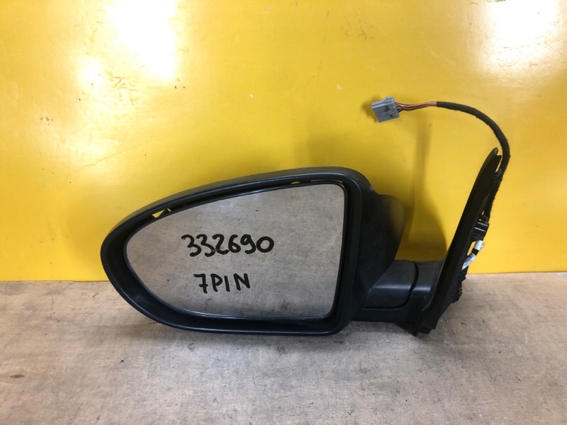 Запчасть зеркало левое NISSAN QASHQAI 07-14 96302JD84A Б/У Зеркало левое NISSAN QASHQAI 07-14 96302JD84A Б/У