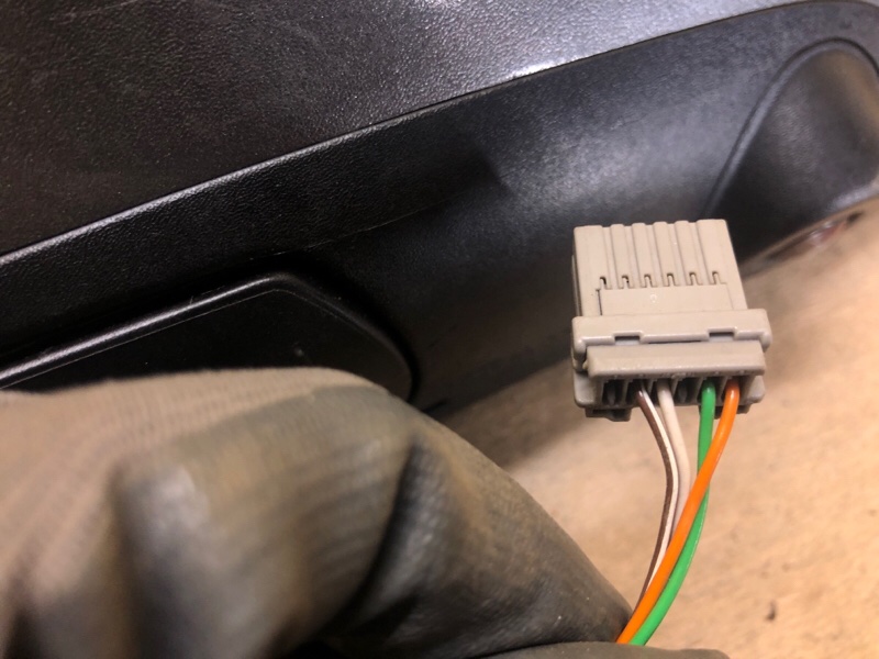 Зеркало левое QASHQAI 07-14