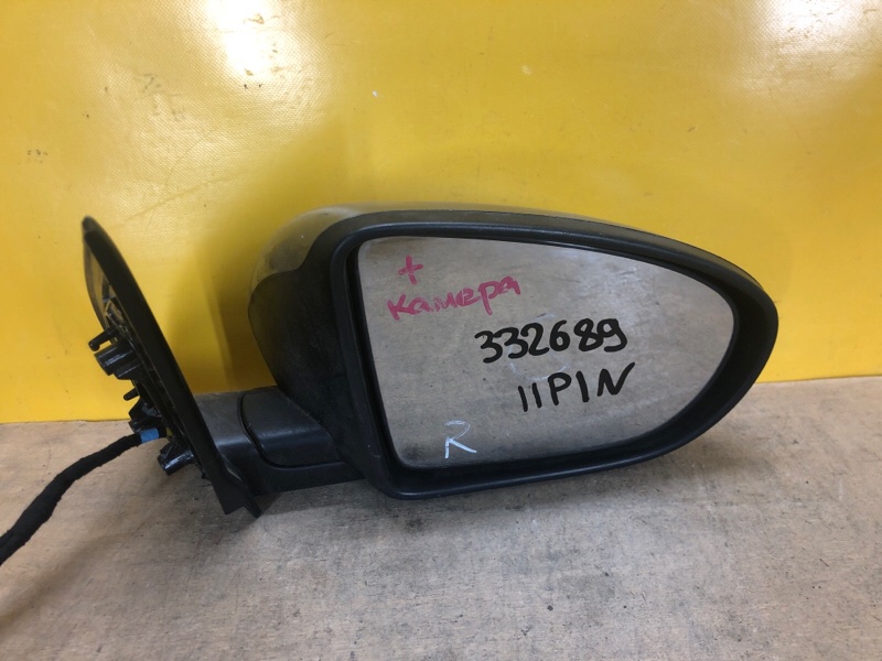 Запчасть зеркало правое NISSAN QASHQAI 07-14 96301BR79E Б/У Зеркало правое NISSAN QASHQAI 07-14 96301BR79E Б/У
