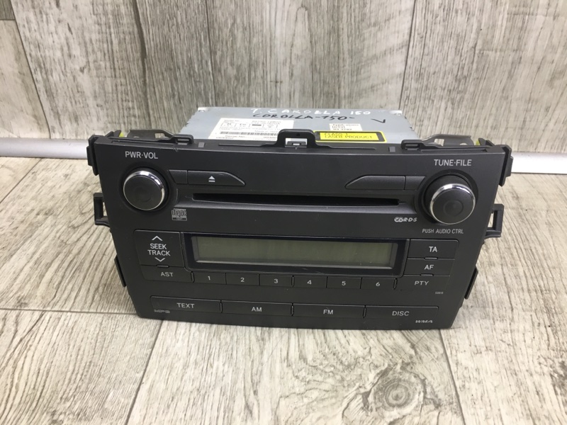 Запчасть магнитола TOYOTA COROLLA 150 06-13 86120-12B00 Б/У Магнитола TOYOTA COROLLA 150 06-13 86120-12B00 Б/У
