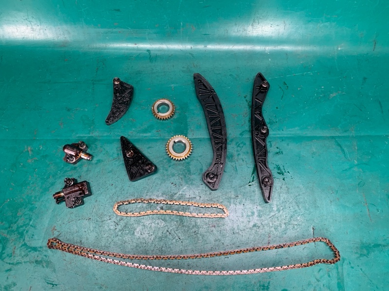 Ремкомплект ГРМ KIA MAGENTIS 05–10 2008 MG 2.4 24410-25001 Б/У