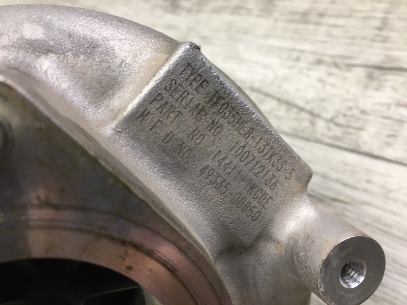 Турбина JUKE 10-19 2010 F15 1.6 MR16DDT