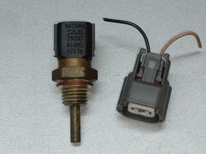 Датчик температуры охлаждающей жидкости NISSAN NV200 USA 13- 2018 2.0 MR20DE 22630-7Y000 Б/У