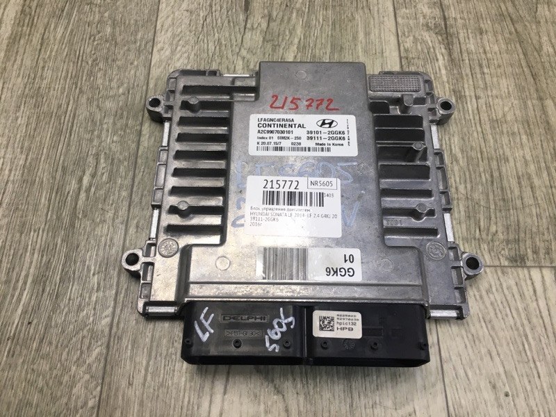 Запчасть блок управления двигателем HYUNDAI SONATA LF 2014- 2015 LF 2.4 G4KJ 39111-2GGK6 Б/У Блок управления двигателем HYUNDAI SONATA LF 2014- 2015 LF 2.4 G4KJ 39111-2GGK6 Б/У