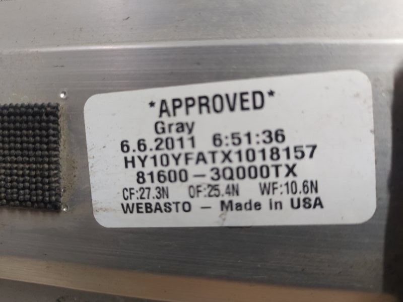 Люк SONATA YF 10-14