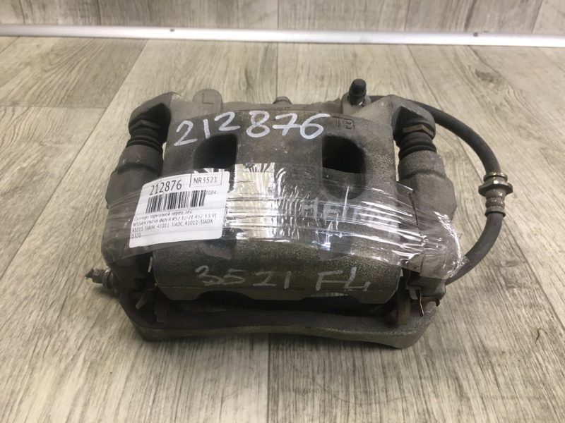 Суппорт тормозной передний левый NISSAN PATHFINDER R52 12-21 2014 R52 3.5 VQ35DE 41011-3JA0A Б/У
