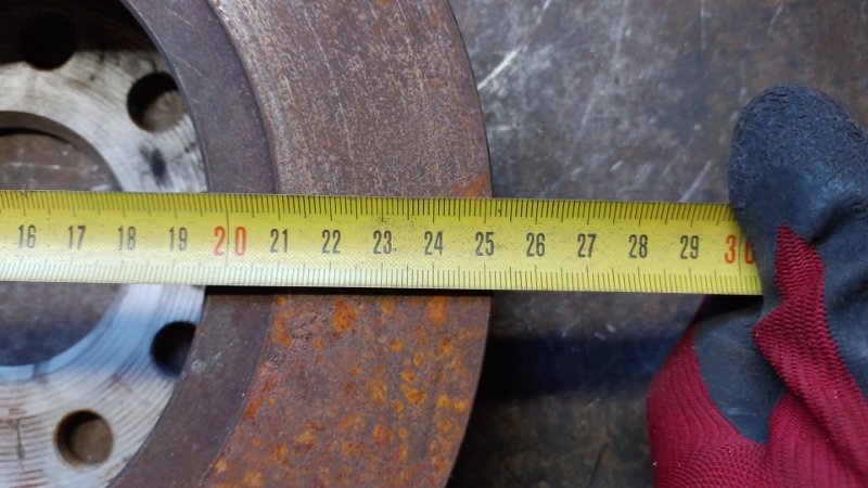 Тормозной диск задний JETTA USA 10-17 2016 162 1.8 CPRA