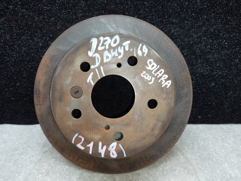 Тормозной диск задний TOYOTA SOLARA 03-09 2003 2.4 2AZFE 42431-06050 Б/У