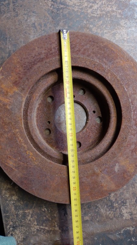 Тормозной диск передний MDX (YD2) 06-13 YD2