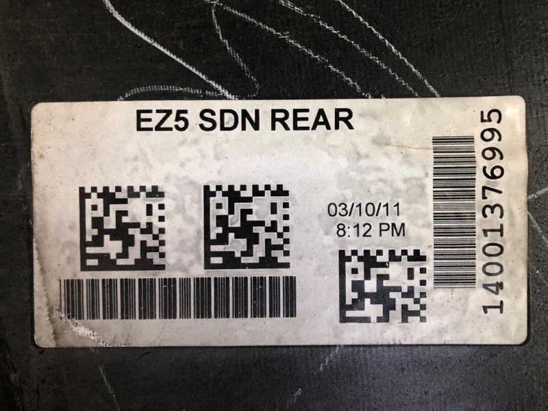 Бампер задний LEGACY 09-15 BM 2013 Седан 2.5 FB25B