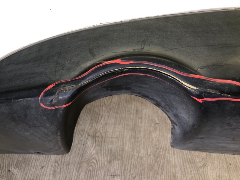 Бампер задний FX S50 03-08 2005 3.5 VQ35DE