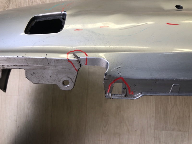 Бампер задний LS460 12-