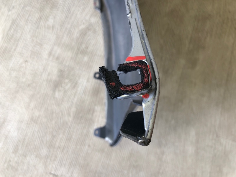 Бампер задний LS460 12-