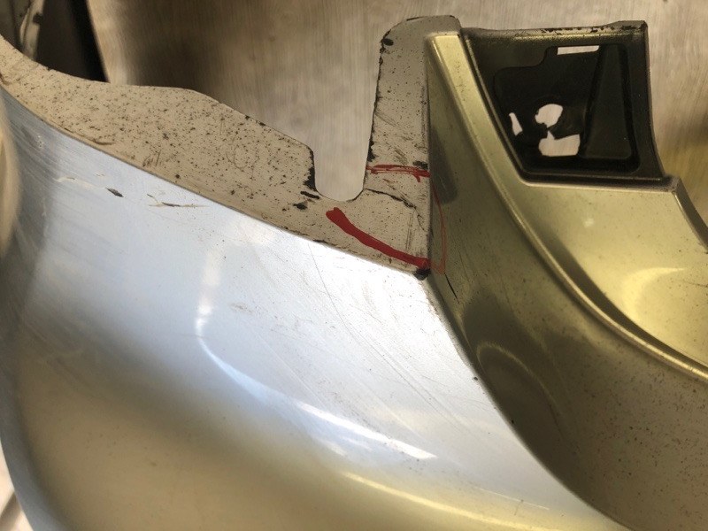 Бампер задний LS460 12-