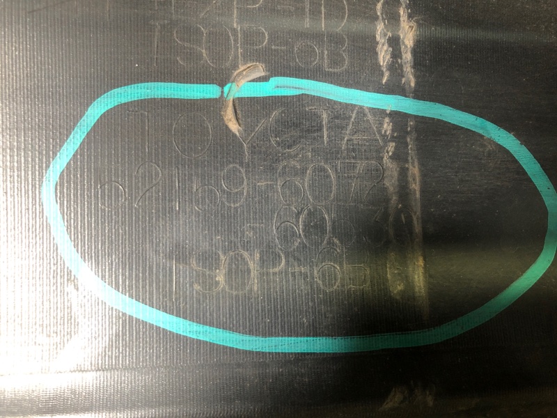 Бампер задний GX460 2009-