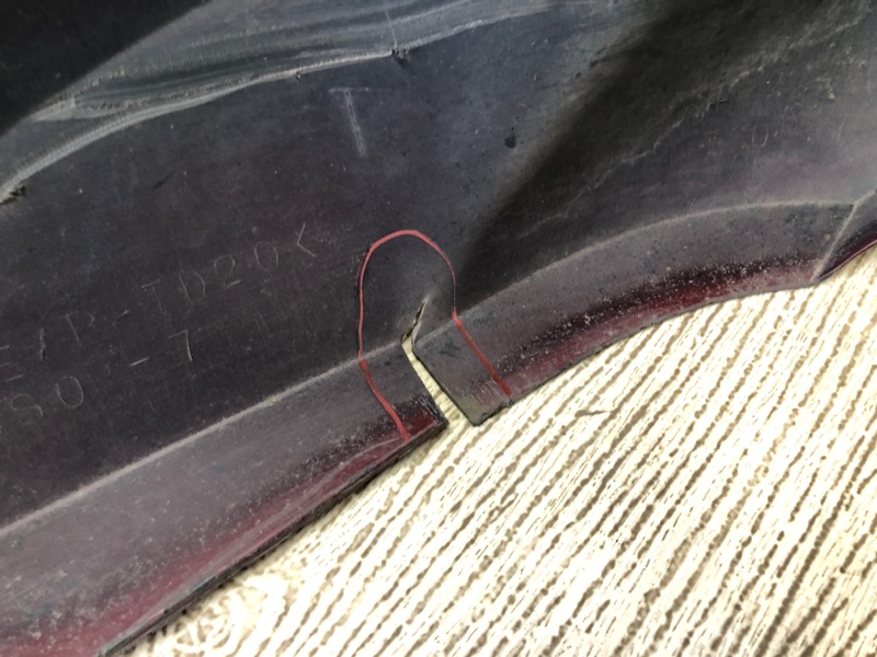 Бампер задний SIENNA 11-16