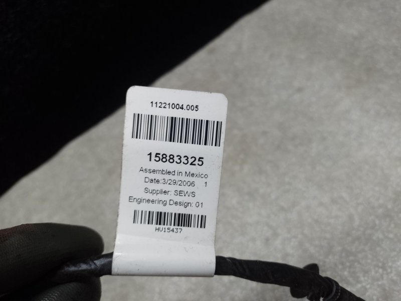 Электропроводка H3 05-10 2006 L52 3.5 L Электропроводка H3 05-10 2006 L52 3.5 L