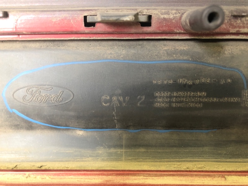 Бампер задний FUSION 14- 2016 CD4 C25HDEX